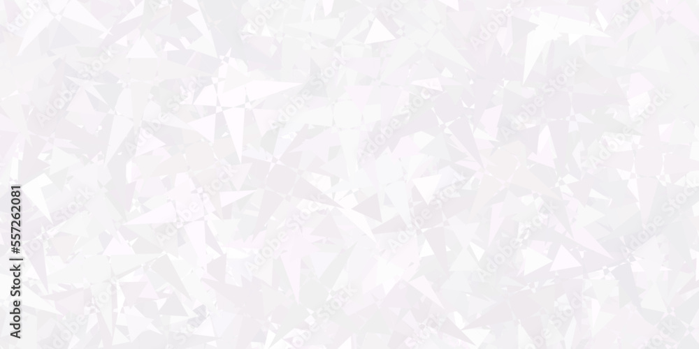 Obraz premium Light Purple vector texture with random triangles.