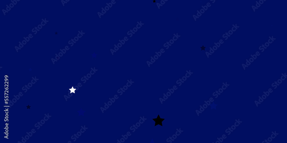 Dark BLUE vector pattern with abstract stars. Dark BLUE vector pattern with abstract stars.