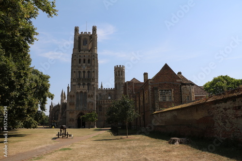 Historic old Cathedral in Ely  England Great Britain
