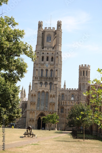 West Tower of Holy Trinity Cathedral in Ely, England Great Britain photo