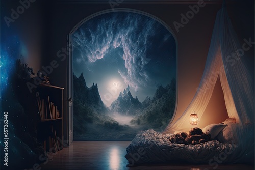 Dreamscape, lucid dreaming concept