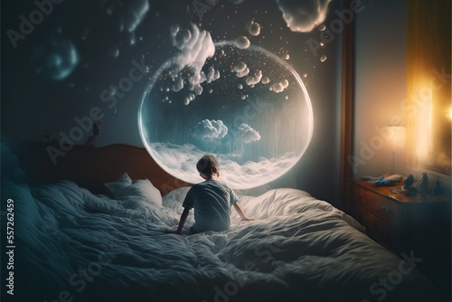 Dreamscape, lucid dreaming concept