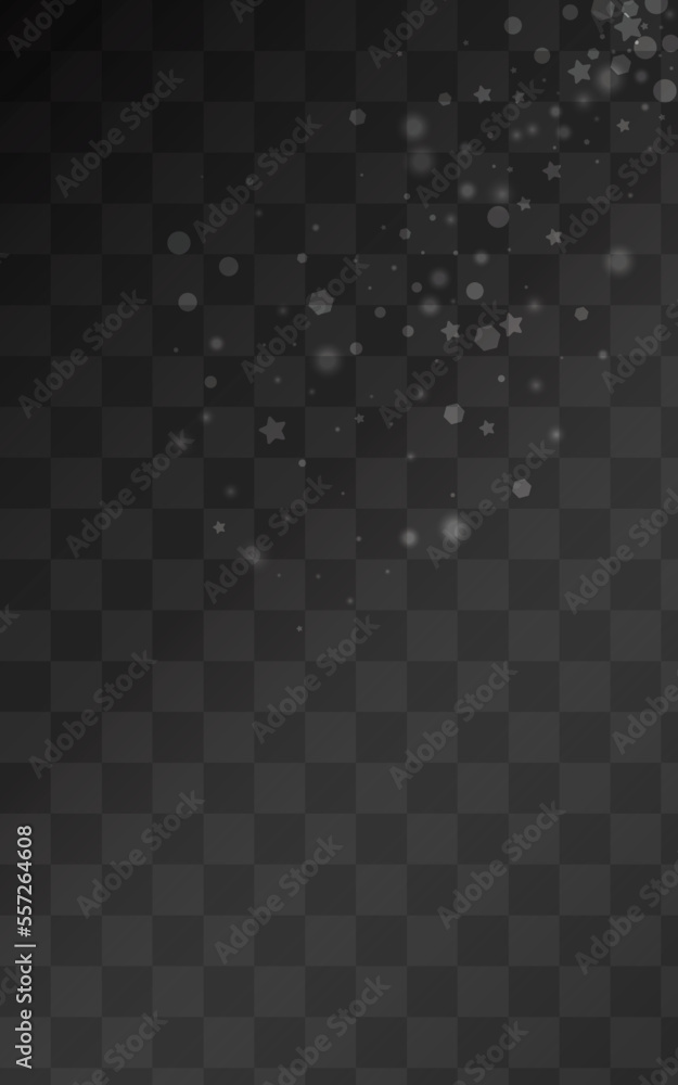 Gray Snowfall Vector Transparent Background. New Gray Snowfall Vector Transparent Background. New
