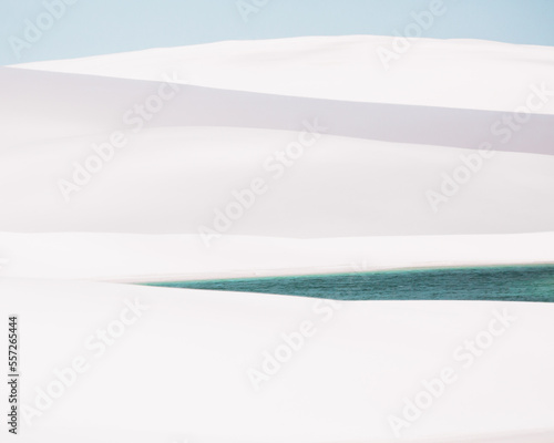 white sand dunes of Lencois Maranhenses © Agata Kadar
