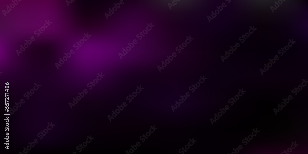 Dark purple, pink vector blur background.