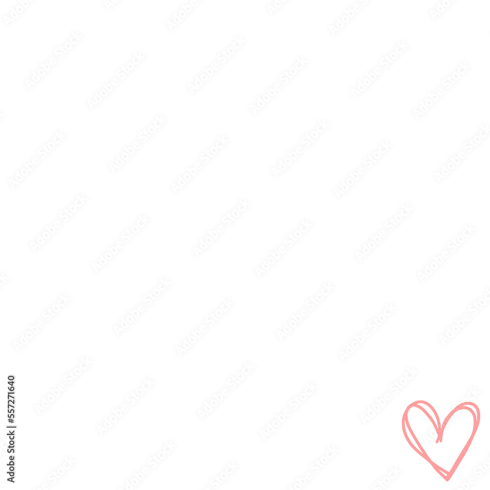 Hand Drawn Sketch of Red Heart Shape for Love and Note Cards Valentines Day Hand Drawn Sketch of Red Heart Shape for Love and Note Cards Valentines Day