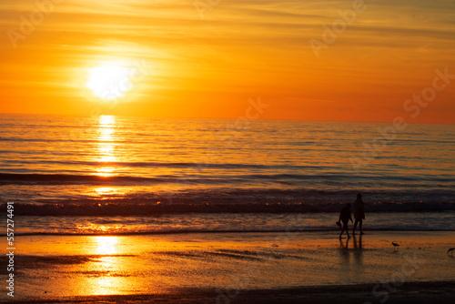 California coastal sunset 