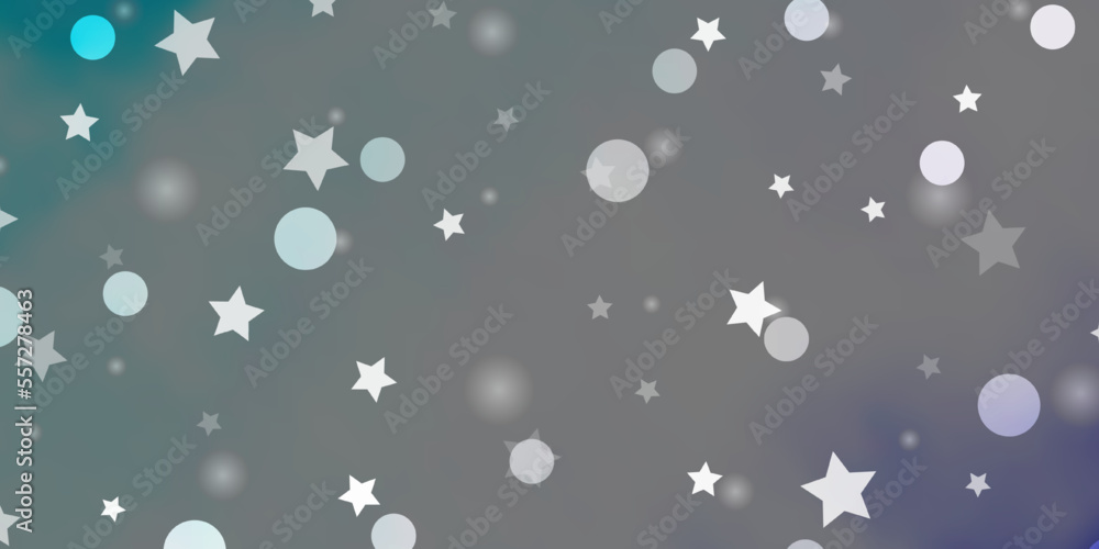 Light Pink, Blue vector background with circles, stars. Light Pink, Blue vector background with circles, stars.