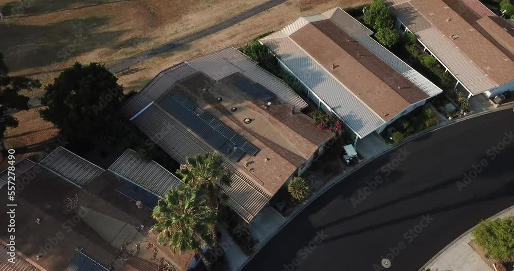 Solar panels on the roof of a house Solar panels on the roof of a house