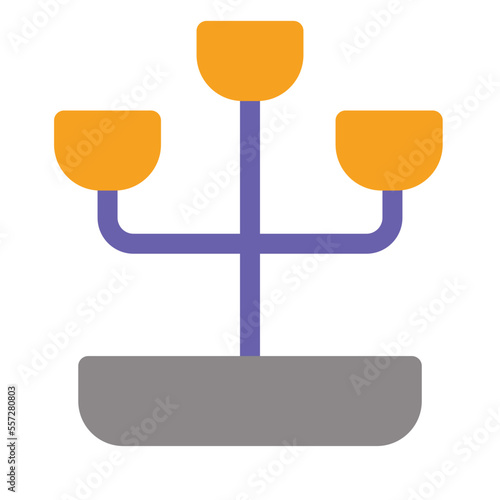 Candelabrum Flat Icon