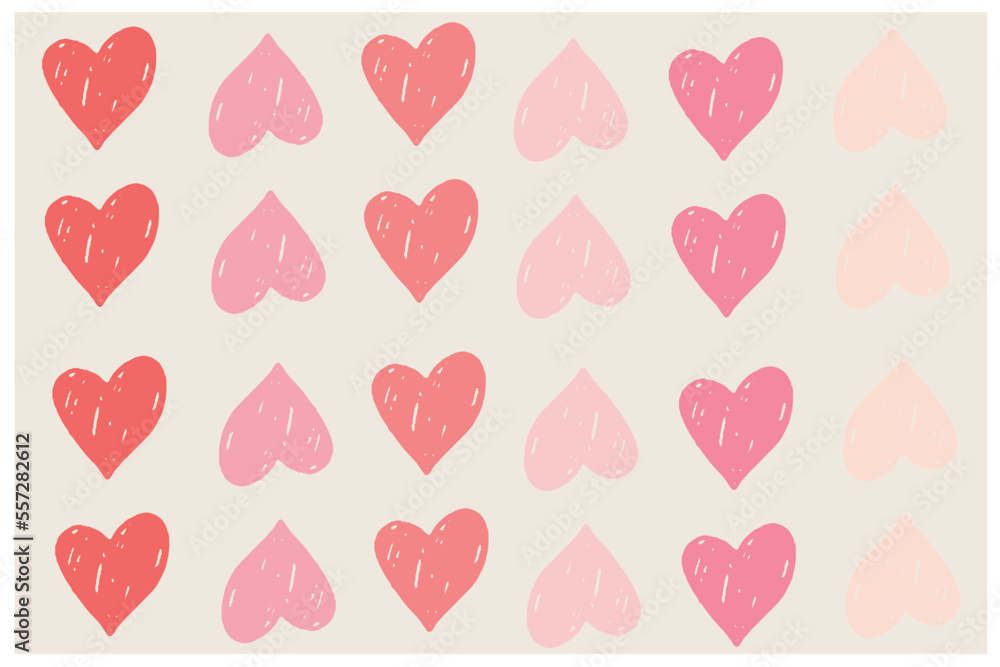 Heart love pattern vector illustration. Love and valentine concept Heart love pattern vector illustration. Love and valentine concept