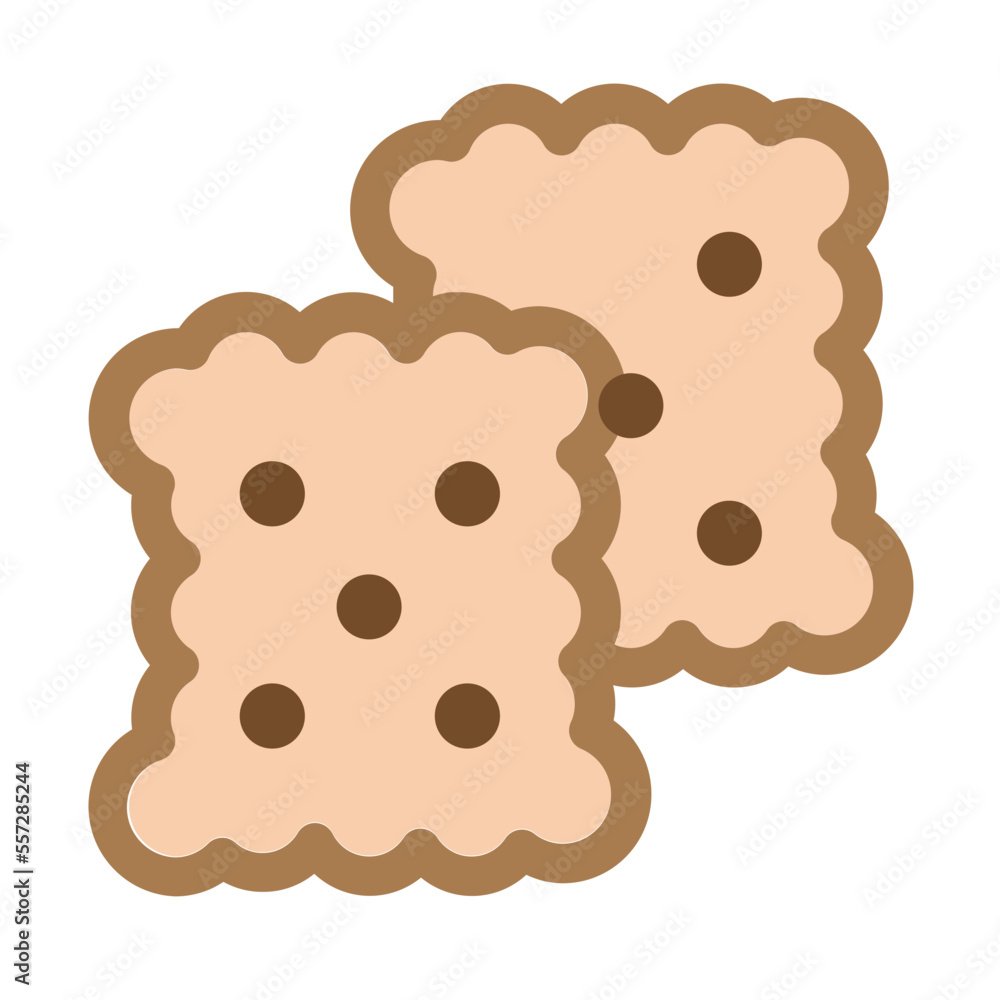 Biscuit Flat Icon Biscuit Flat Icon