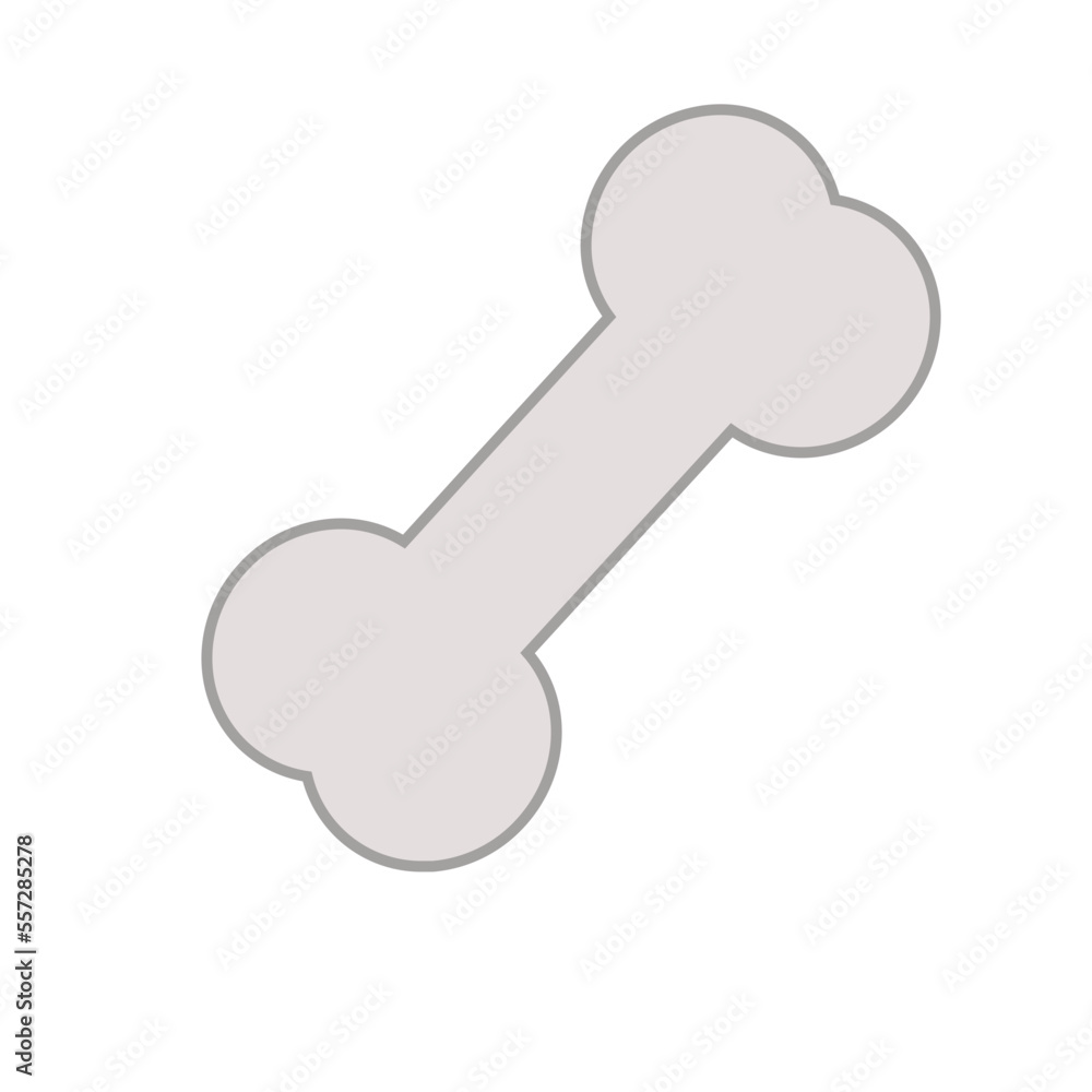 Bone Flat Icon Bone Flat Icon
