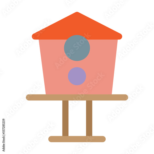 Birdhouse Flat Icon