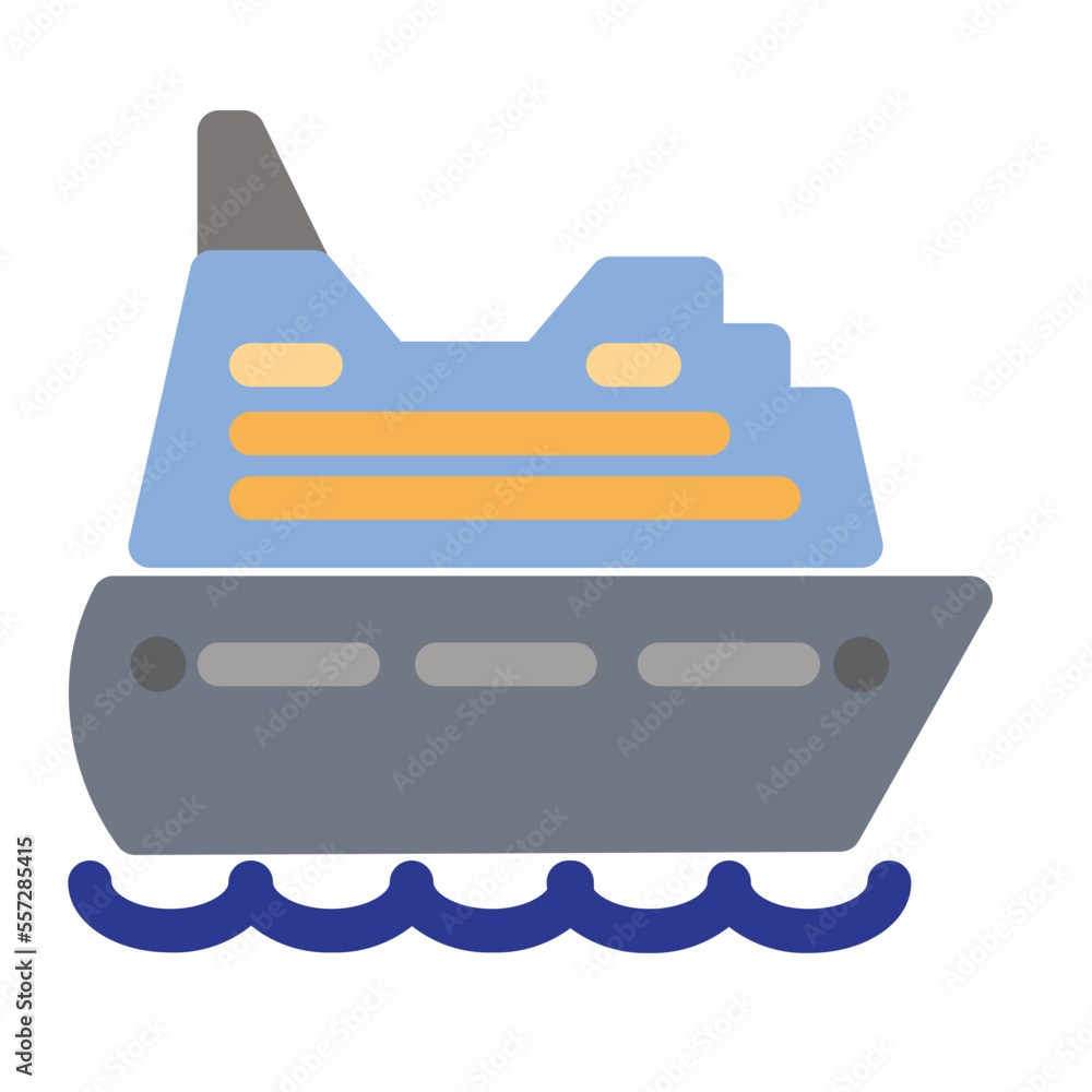 Ferry Flat Icon Ferry Flat Icon