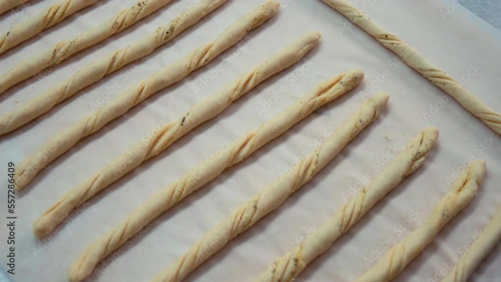 the process of making Grissini. grissini with olives and thyme recipe. the process of making Grissini. grissini with olives and thyme recipe.