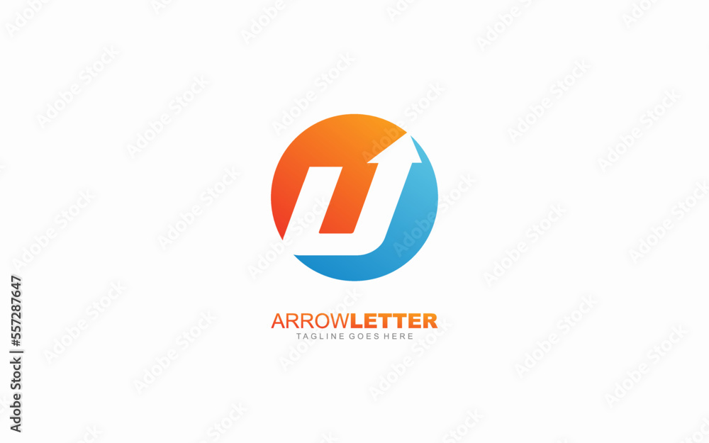 U logo business for branding company. arrow template vector illustration for your brand. U logo business for branding company. arrow template vector illustration for your brand.