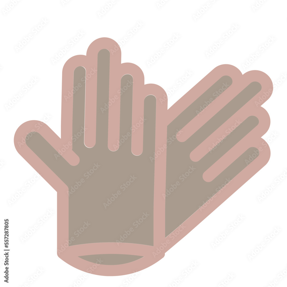 Obraz premium Gloves Flat Icon