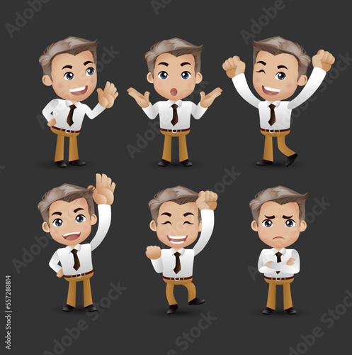 people with different poses