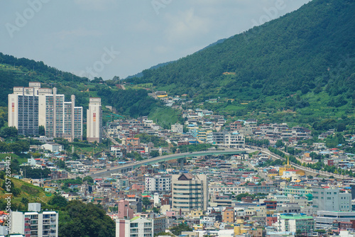 Landscape of Yeosu, South Jeolla Province, Korea