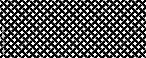 black white monochrome woven seamless pattern