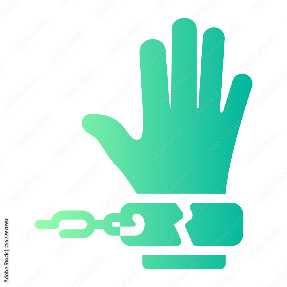 Obraz premium freedom gradient icon