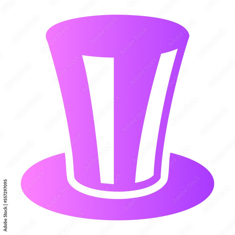 hat gradient icon hat gradient icon
