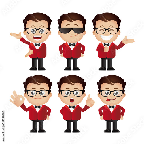 Cute Set - Set of business character