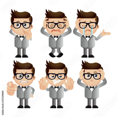 Cute Set - Set of business character