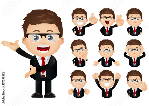 Cute Set - Set of business people