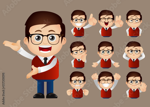 Cute Set - Set of business people