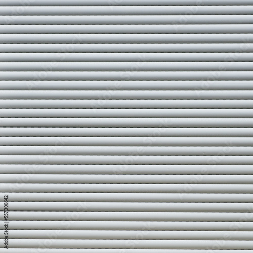 grey metal shutter blinds in detail gives a harmonic background