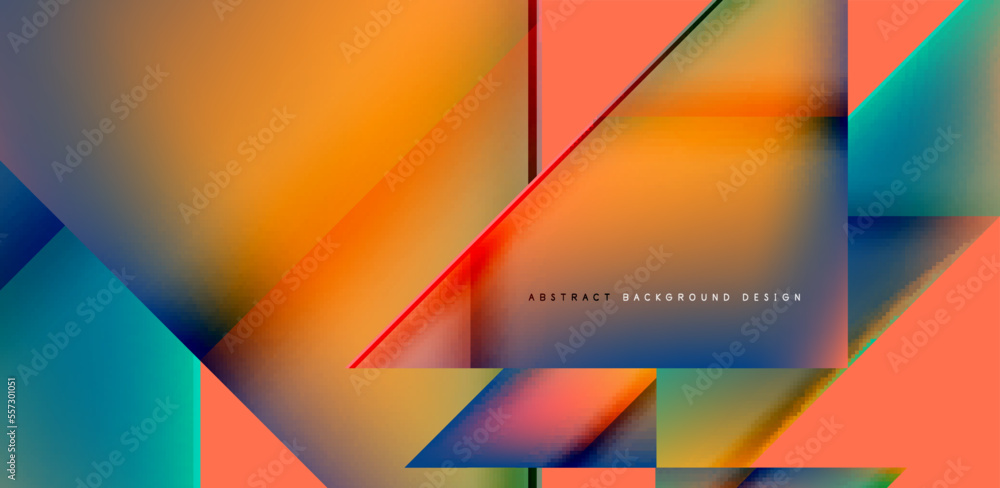 Dynamic bright lines abstract background, stripes with fluid colors, liquid gradients. Vector Illustration For Wallpaper, Banner, Background, Card, Book Illustration, landing page