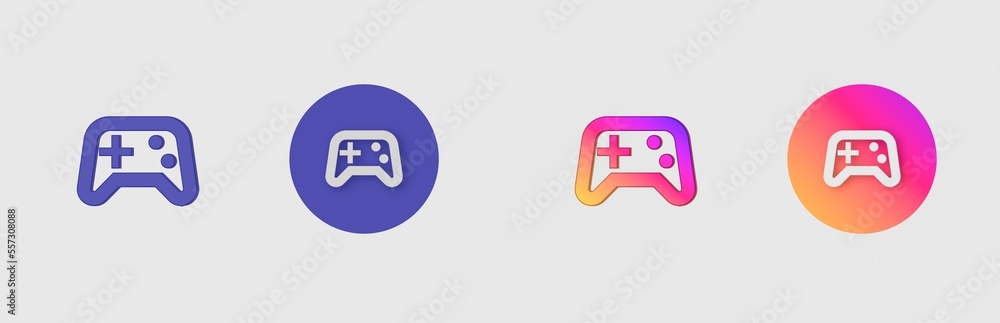 Esport, Joystick isolated on background, sign, icon, symbol, 3d rendering. Esport, Joystick isolated on background, sign, icon, symbol, 3d rendering.