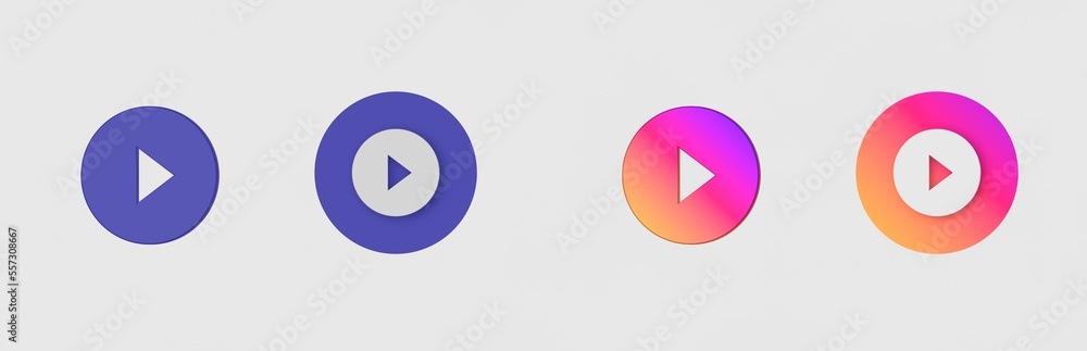 Play button isolated on background, sign, icon, symbol, 3d rendering. Play button isolated on background, sign, icon, symbol, 3d rendering.