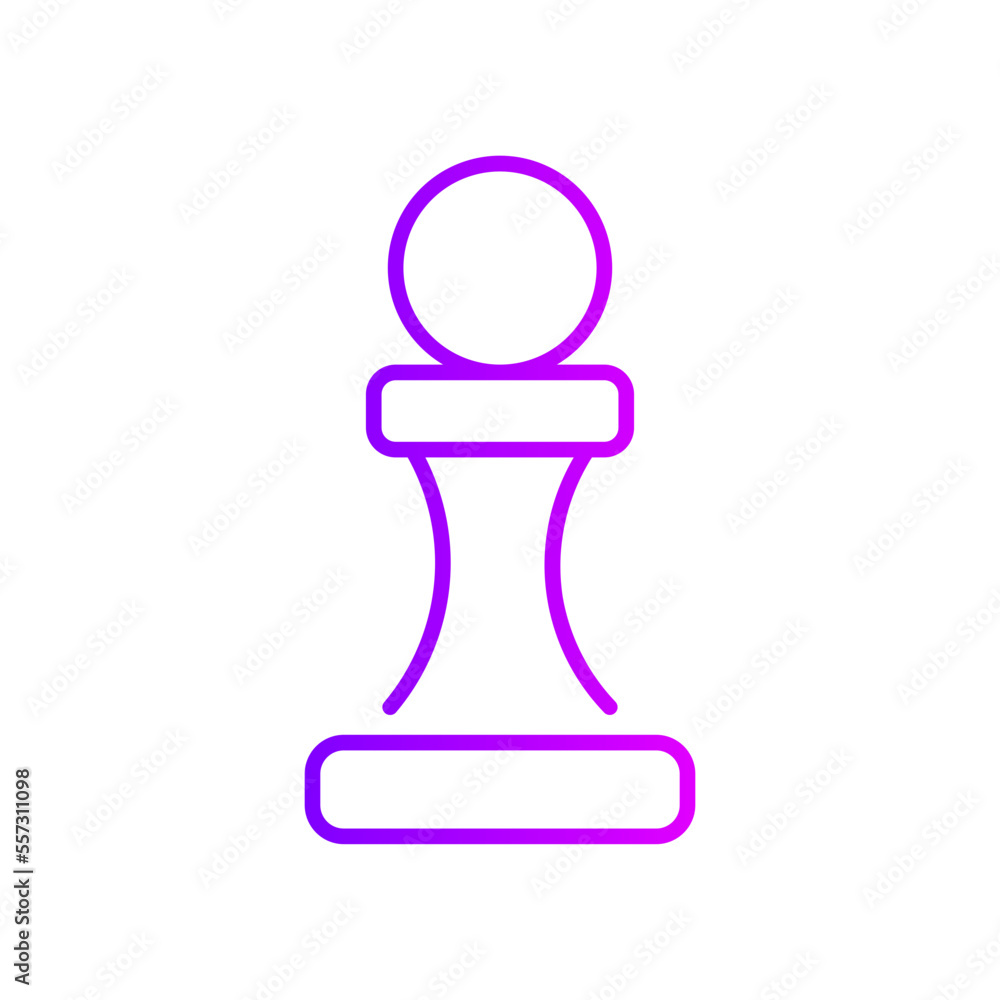 chess gradient icon chess gradient icon