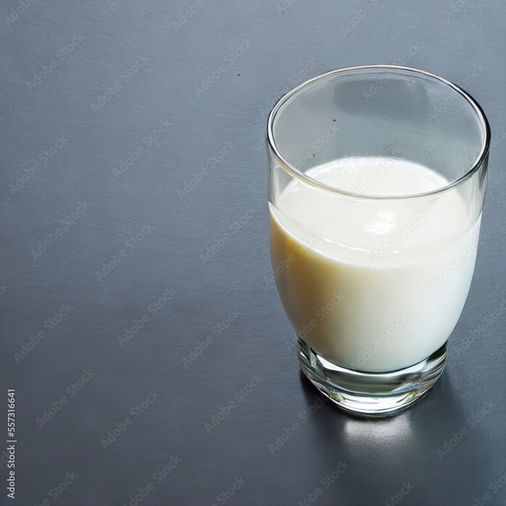 glass of milk on the table glass of milk on the table
