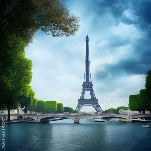 Natural environment Paris France photoshop manipulation 