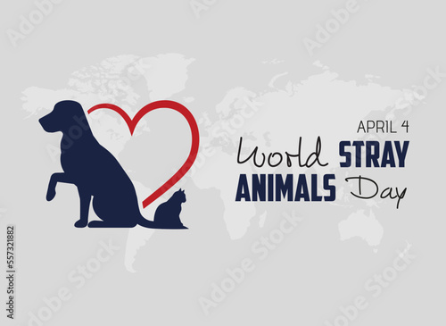 4 Nisan dünya sokak hayvanları günü  April 4, world street stray animals day.