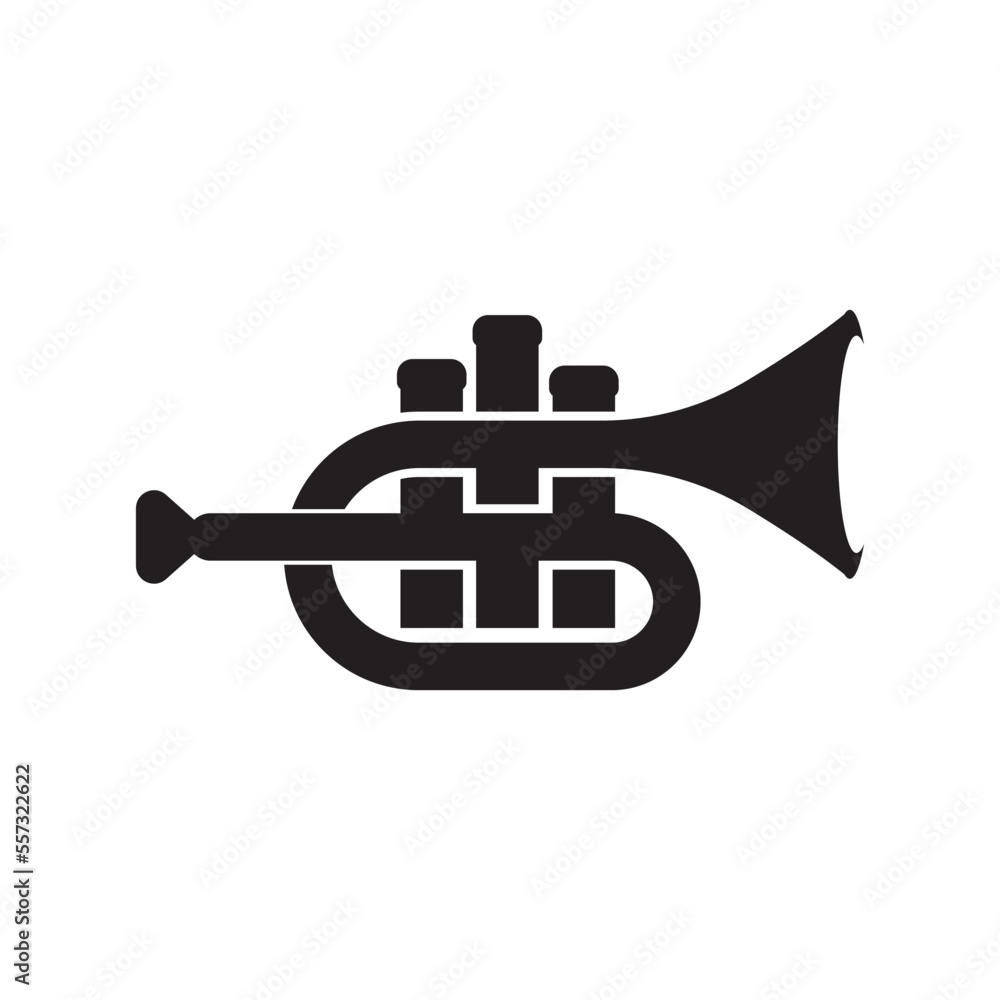 Classic trumpet logo,icon vector illustration design Classic trumpet logo,icon vector illustration design
