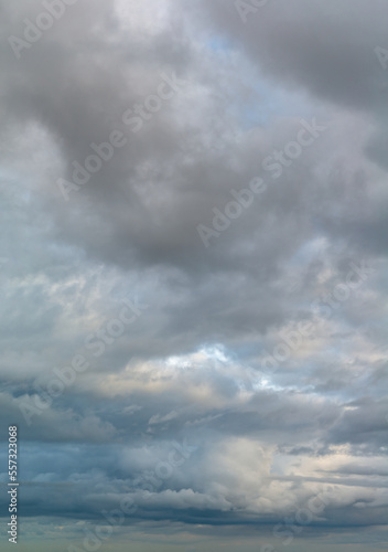 Fantastic soft thunderclouds, sky panorama © StepStock