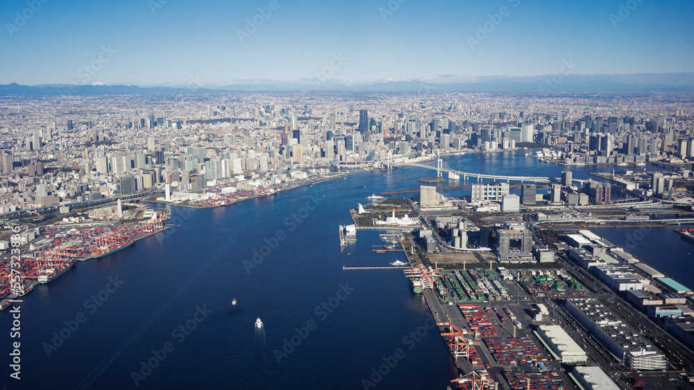 Obraz premium 東京 空撮