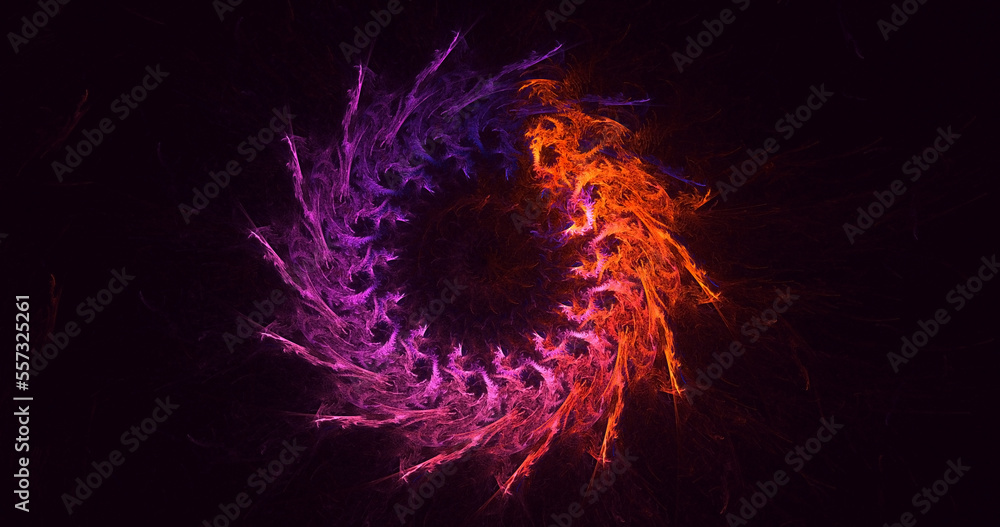 3D rendering abstract round light background 3D rendering abstract round light background