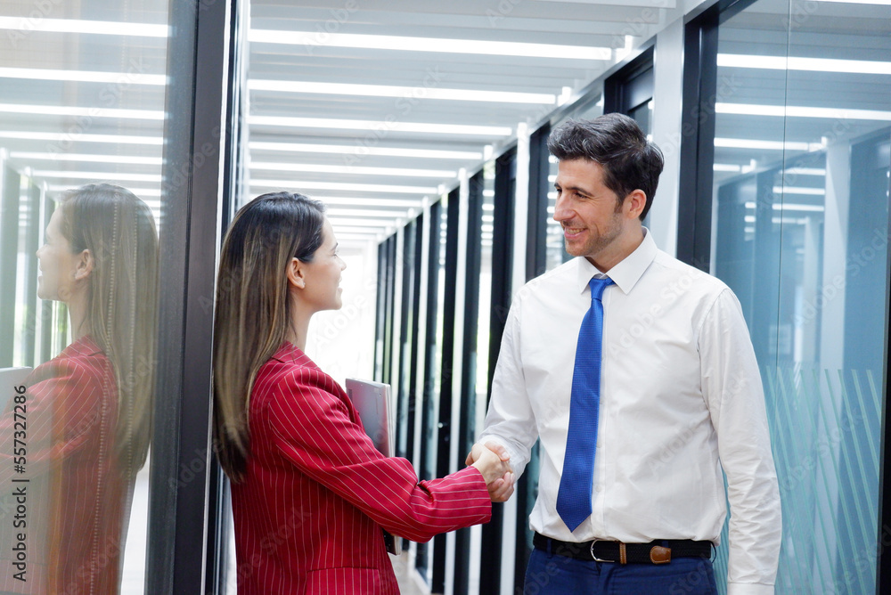 Business people shaking hands, happy to invest together, business concept. Business people shaking hands, happy to invest together, business concept.
