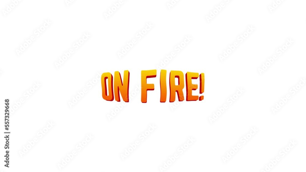 On Fire Animation for game, cartoon, video or something else. Motion graphic asset On Fire Animation for game, cartoon, video or something else. Motion graphic asset