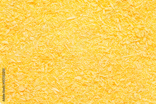 Food background of yellow breadcrumbs