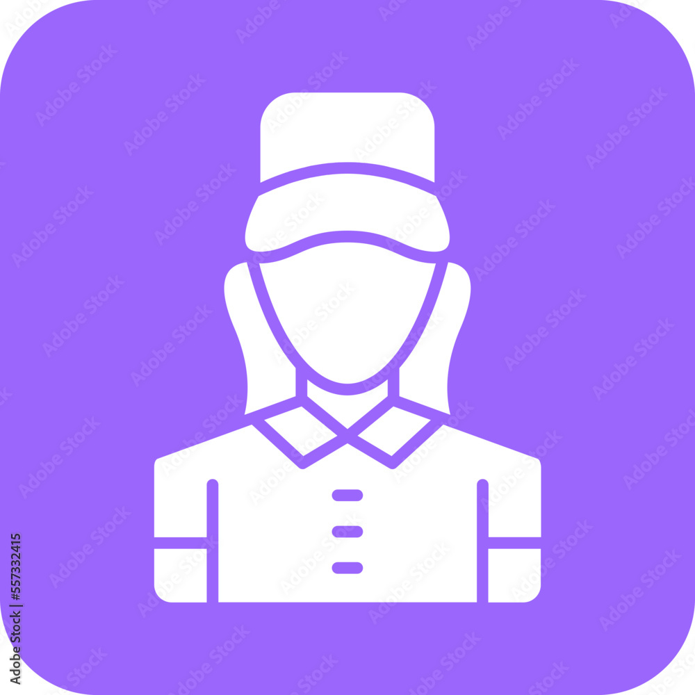 Delivery Women Icon Style