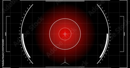 Wallpaper Mural A red ball of a robot eye scanning.  Torontodigital.ca