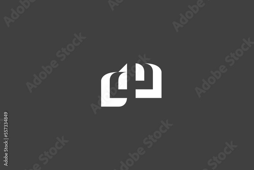 Illustration vector graphic of letter dp geometric