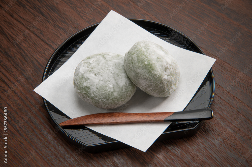 和菓子の草餅 Stock Photo | Adobe Stock